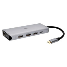 Monoprice 44466 | 12-in-1 Dual-HDMI + VGA MST Dock