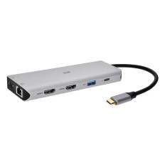 Monoprice 44467 | 13-in-1 Dual-HDMI + DisplayPort Multi-Stream Transport (MST) Dock