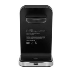 Monoprice 44836 | 3 in 1 Wireless Charging Station for iPhone Apple Watch and AirPods Bundled with USB-C PD3.0 Wall Charger
