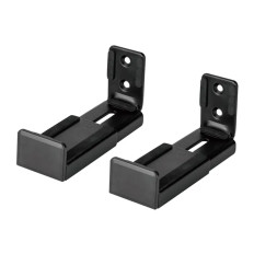 Monoprice 44898 | Soundbar Wall Mount Brackets Depth Adjustable Fits Most Soundbars