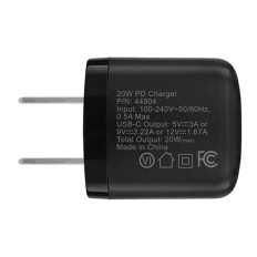 Monoprice 44904 | 20W USB‑C Mini Cubic Wall Charger Black