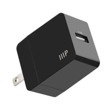 Monoprice 46349 | 12W USB-A Wall Charger Black