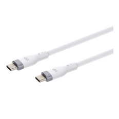 Monoprice 47192 | USB 2.0 USB-C to USB-C Silicone Cable 3ft White