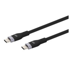 Monoprice 47247 | USB 2.0 USB-C to USB-C Silicone Cable 10ft Black