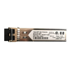 HP 453577-001 | 1Gb/s 1000Base-SX Multi-Mode Fibre 850nm 550m Duplex LC Connector SFP (mini-GBIC) Transceiver Module for BLc Virtual Connect Blade System