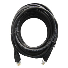 iMicro UTP-4P5E-25BLK | 25ft CAT5e Network Cable - Black