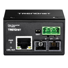 TRENDnet TI-F10S30 | 100Base-FX Single-Mode SC 30km Hardened Industrial Fiber Converter