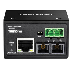 TRENDnet TI-F10SC | 100Base-FX Multi-Mode SC 2km Hardened Industrial Fiber Converter