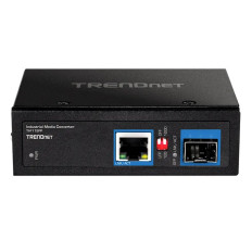 TRENDnet TI-F11SFP | 1x Gigabit Ethernet Port and 1x SFP Port Industrial Media Converter - TAA Compliant