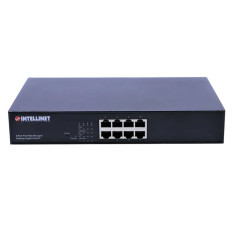 Intellinet 560542 | 8-Ports PoE+ RJ-45 Gigabit Etehrnet Layer Supported 2 Web-Managed Switch