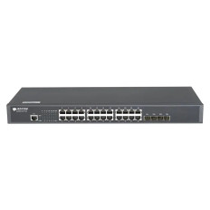 BDCOM S2900-24T4X-2AC | S2900-24T4X 24x Gigabit Ethernet RJ-45 Network Ports with 4x 10GbE SFP+ Expansion Slot Layer 3 Ethernet Switch