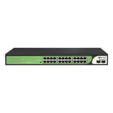 BDCOM S1500-24P2S | S1500-P 24 x Gigabit Ethernet PoE+ RJ-45 Network Port with 2x GbE SFP Expansion Slot Ethernet Switch