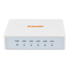 KASDA KS105 | 5-Ports Fast Ethernet  2 Layer Supported Desktop Switch