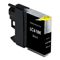 Brother LC61BK | Standard Yield Ink Black for DCP-165C/ DCP-385C/ DCP-395CN/ DCP-585CW/ DCP-J125/ DCP-J140W/ MFC-250C/ MFC-255CW
