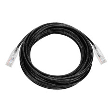 Monoprice 13552 | Cat6 Component Level Ethernet Cable SlimRun Pure Bare Copper UTP 28AWG 550MHz Snagless RJ45 20ft Black