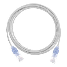 Monoprice 15168 | Cat6A Ethernet Patch Cable SlimRun Snagless RJ45 550MHz UTP Pure Bare Copper 10G 30AWG 10-Pack 10ft White