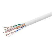 Monoprice 18601 | 1000ft Cat6A Ethernet Cable UTP 23AWG 10G Pure Copper CMR‑Rated White