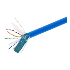 Monoprice 18608 | 1000ft Cat6 Ethernet Cable STP 23AWG 10G Pure Copper CMR‑Rated Blue