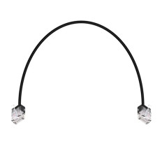 Monoprice 34221 | Cat6 Ethernet Patch Cable Micro SlimRun Stranded 550MHz UTP Pure Bare Copper 32AWG 1ft Black
