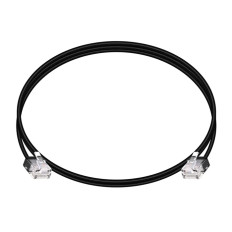 Monoprice 34248 | Cat6 Ethernet Patch Cable Micro SlimRun Stranded 550MHz UTP Pure Bare Copper 32AWG 5ft Black