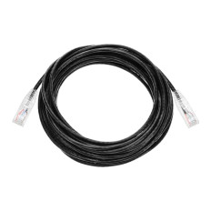 Monoprice 34622 | Cat6 Component Level Ethernet Cable SlimRun Pure Bare Copper UTP 28AWG 550MHz Snagless RJ45 25ft Black