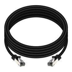 Monoprice 41015 | Cat8 Ethernet Patch Cable 26AWG S/FTP 2GHz 40G Pure Bare Copper 14ft Black