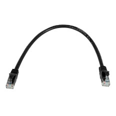 Monoprice 41810 | Cat6 Ethernet Patch Cable FLEXboot Snagless RJ45 550MHz UTP Pure Bare Copper 24AWG 12-Pack 0.5ft Black