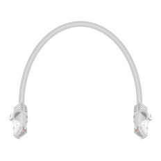 Monoprice 43340 | Cat6 Ethernet Patch Cable FLEXboot Snagless RJ45 550MHz UTP Pure Bare Copper 24AWG 12-Pack 1ft White