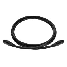 Monoprice 44662 | Cat6A Flexible TPE Ethernet Patch Cable UTP 24AWG 500MHz Pure Bare Copper Snagless RJ45 5ft Black