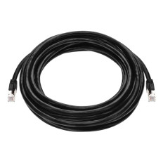 Monoprice 44676 | Cat6A PoE Ethernet Patch Cable 100W PoE ++ IEEE 802.3af/at/bt UTP 22AWG 500MHz Pure Bare Copper Shielded RJ45 25ft Black