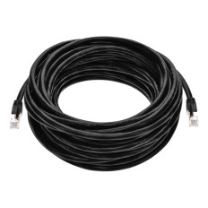 Monoprice 44677 | Cat6A PoE Ethernet Patch Cable 100W PoE ++ IEEE 802.3af/at/bt UTP 22AWG 500MHz Pure Bare Copper Shielded RJ45 50ft Black