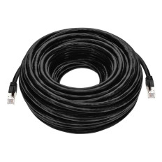Monoprice 44678 | Cat6A PoE Ethernet Patch Cable 100W PoE ++ IEEE 802.3af/at/bt UTP 22AWG 500MHz Pure Bare Copper Shielded RJ45 100ft Black
