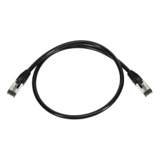 Monoprice 45441 | Cat8 Ethernet Patch Cable Double Shielded S/FTP 28AWG 2GHz 40G Pure Bare Copper Snagless RJ45 2ft Black