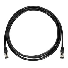 Monoprice 45445 | Cat8 Ethernet Patch Cable Double Shielded S/FTP 28AWG 2GHz 40G Pure Bare Copper Snagless RJ45 10ft Black