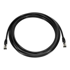 Monoprice 45447 | Cat8 Ethernet Patch Cable Double Shielded S/FTP 28AWG 2GHz 40G Pure Bare Copper Snagless RJ45 15ft Black