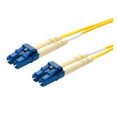 Monoprice 45805 | SMF Optic Cable LC-LC UL 2mm 9/125 OFNR Duplex Yellow 12m
