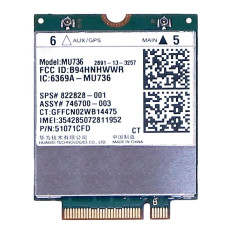 HP 822828-001 | HS3110 HSPA+ Broadband Wireless WWAN Module Card