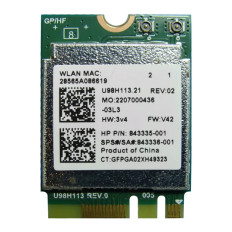 HP 843335-001 | RealTek 8188GN 150Mbps IEEE 802.11a/b/g/n WLAN Half Mini PCI Express Wireless Network Card