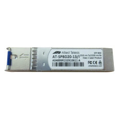 Allied Telesis AT-SPBD20-13/I | 1Gb/s Single-mode Fiber 20km SC Connector 1310nm TX/ 1550nm RX SFP Transceiver Module