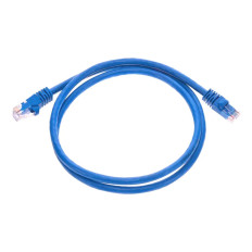 Monoprice 2114 | Cat6 Ethernet Patch Cable Snagless RJ45 Stranded 550MHz UTP Pure Bare Copper Wire 24AWG 3ft Blue