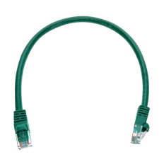 Monoprice 2126 | Cat5e Ethernet Patch Cable Snagless RJ45 Stranded 350MHz UTP Pure Bare Copper Wire 24AWG 1ft Green