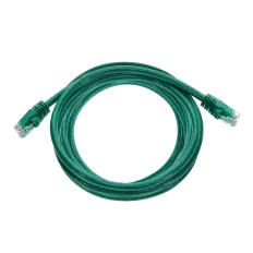 Monoprice 2146 | Cat5e Ethernet Patch Cable Snagless RJ45 Stranded 350MHz UTP Pure Bare Copper Wire 24AWG 14ft Green