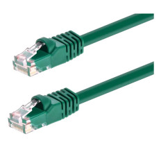 Monoprice 2159 | Cat5e Ethernet Patch Cable Snagless RJ45 Stranded 350MHz UTP Pure Bare Copper Wire 24AWG 50ft Green
