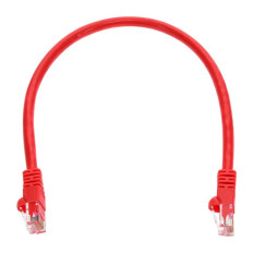 Monoprice 2290 | Cat6 Ethernet Patch Cable Snagless RJ45 Stranded 550MHz UTP Pure Bare Copper Wire 24AWG 1ft Red