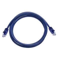 Monoprice 2307 | Cat6 Ethernet Patch Cable Snagless RJ45 Stranded 550MHz UTP Pure Bare Copper Wire 24AWG 7ft Purple