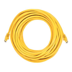 Monoprice 2326 | Cat6 Ethernet Patch Cable Snagless RJ45 Stranded 550MHz UTP Pure Bare Copper Wire 24AWG 50ft Yellow