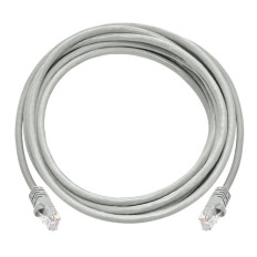 Monoprice 3386 | Cat5e Ethernet Patch Cable Snagless RJ45 Stranded 350MHz UTP Pure Bare Copper Wire 24AWG 10ft Gray