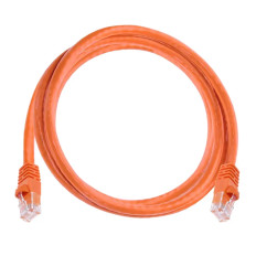 Monoprice 3430 | Cat6 Ethernet Patch Cable Snagless RJ45 Stranded 550MHz UTP Pure Bare Copper Wire 24AWG 5ft Orange