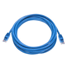 Monoprice 3436 | Cat6 Ethernet Patch Cable Snagless RJ45 Stranded 550MHz UTP Pure Bare Copper Wire 24AWG 10ft Blue
