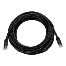 Monoprice 4984 | Cat5e Ethernet Patch Cable Snagless RJ45 Stranded 350MHz UTP Pure Bare Copper Wire 24AWG 20ft Black